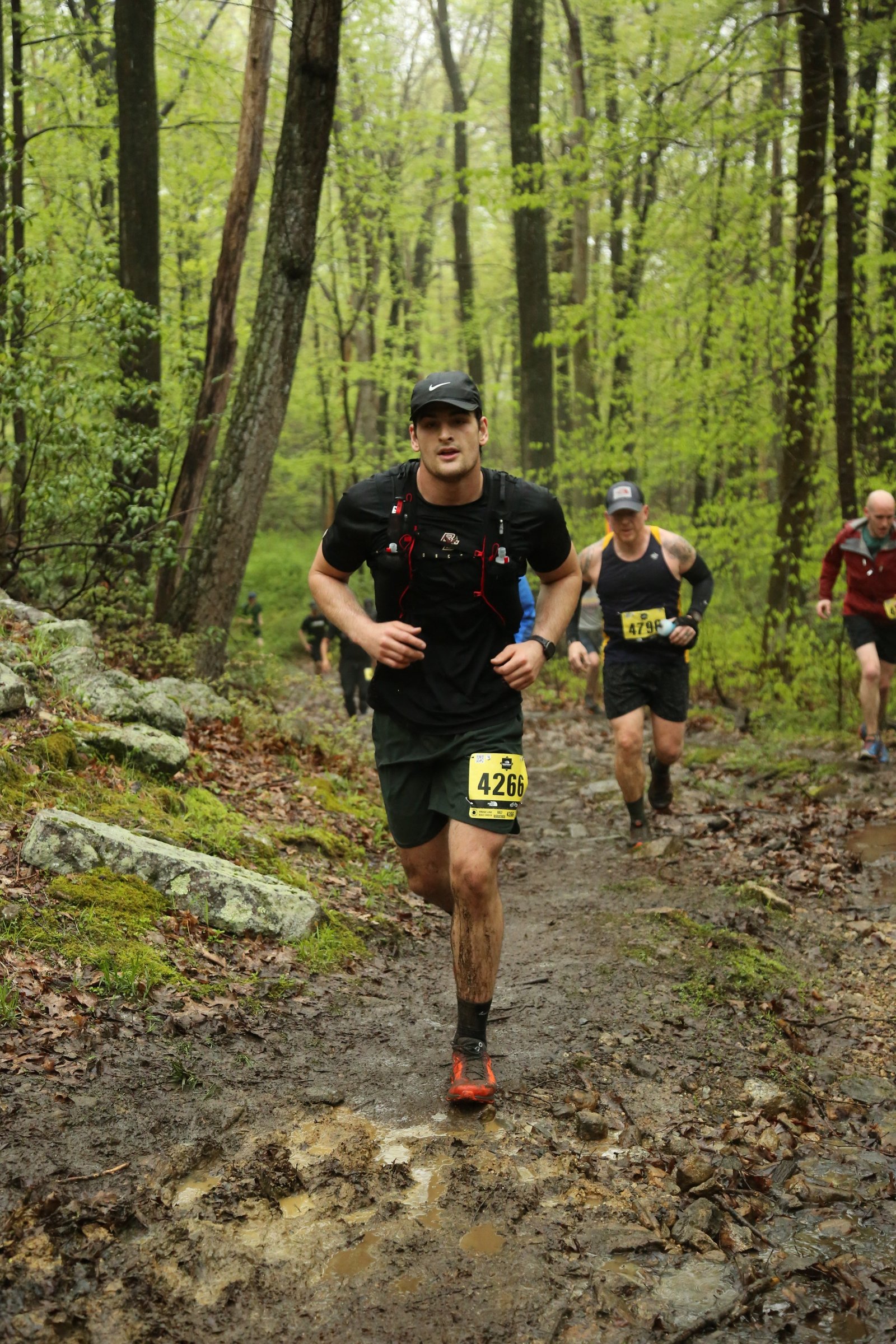 Korab Idrizi running during an endurance event